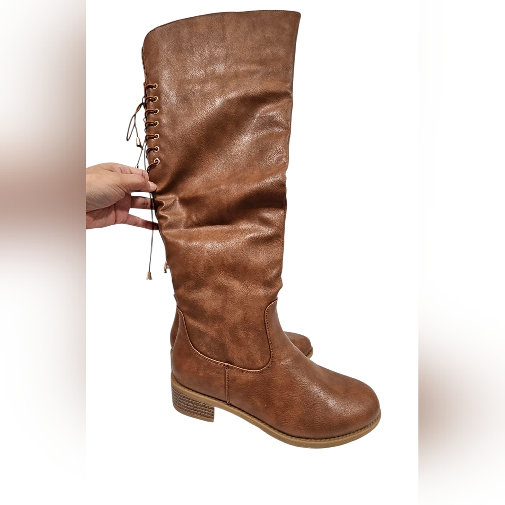 Brown Knee-High Women's Boots